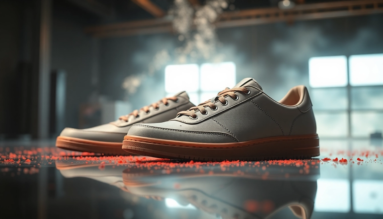 레플리카 신발의 세밀한 디테일이 보이는 사진