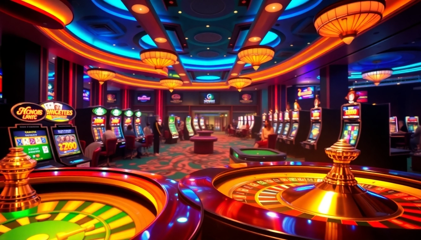 Engager les joueurs dans un casino en ligne avec des jeux vibrants et l'excitation de la roulette.