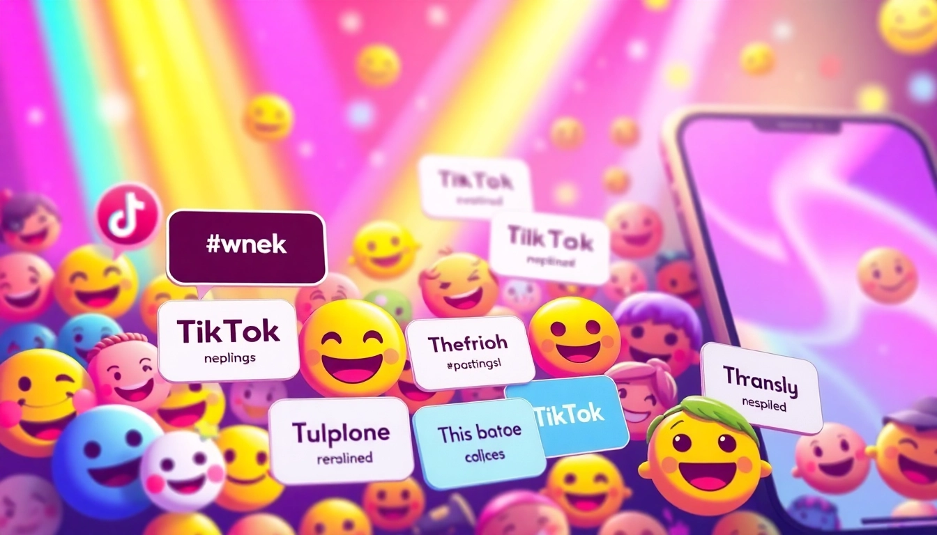 Showcasing vibrant tiktok emojis arranged in a playful and engaging social media environment. related image